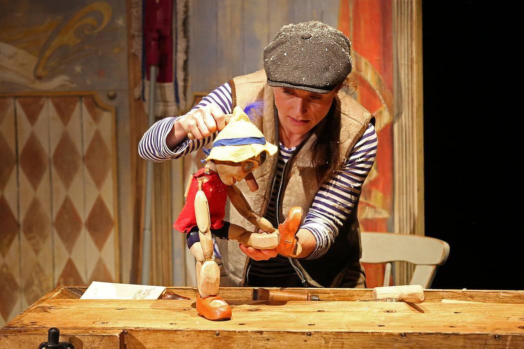 Kerstin Dathe mit Pinocchio