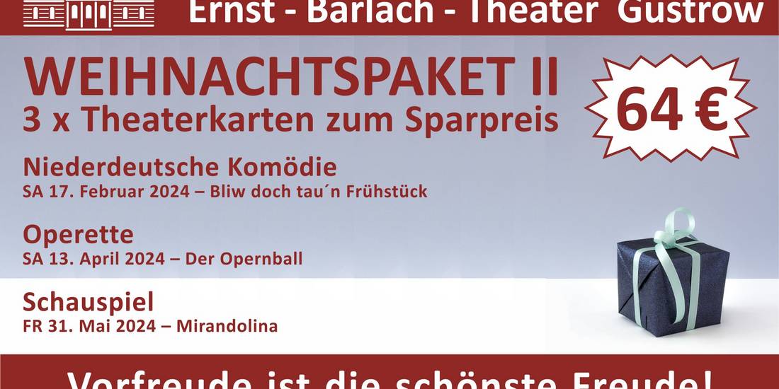 Werbetafel © ©Theater Güstrow