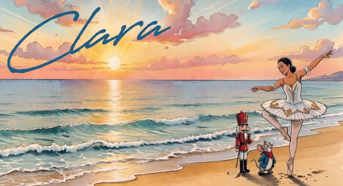 Clara Quer mit Schriftzug