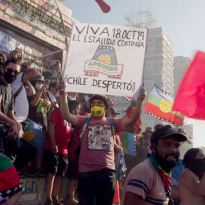 Szenenfoto einer Demonstration