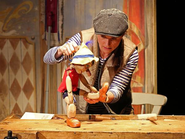 Kerstin Dathe mit Pinocchio