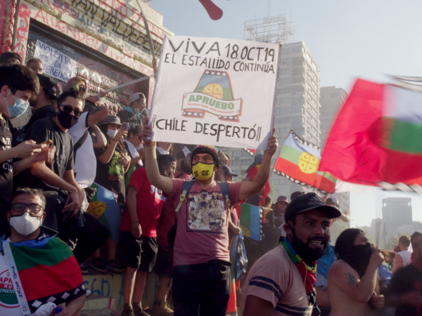 Szenenfoto einer Demonstration