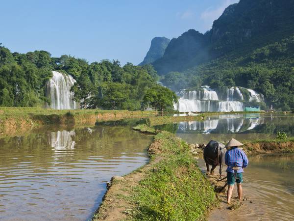 OlafSchubert Vietnam Nordvietnam berühmtester Wasserfall Ban Cioc