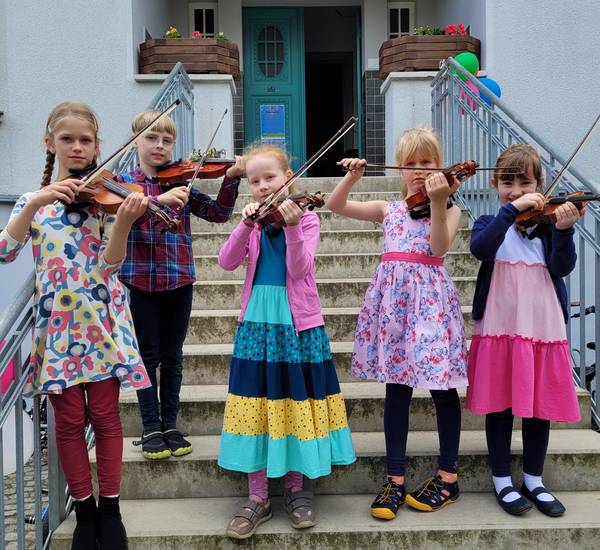 Violinenklasse der Kreismusikschule in Güstrow